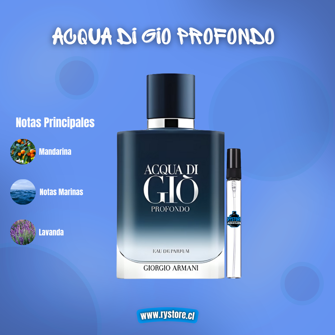 Decant de Giorgio Armani - "Acqua di Gio Profondo" Mi tienda