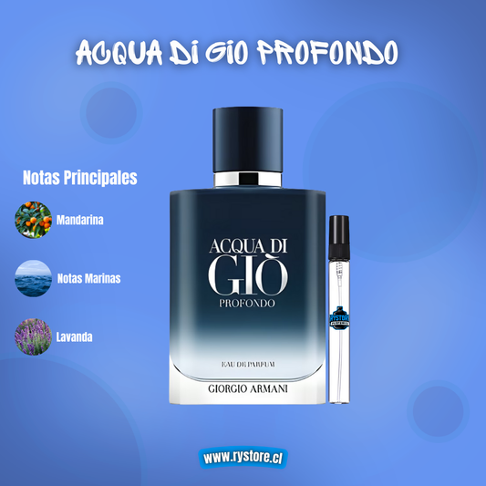 Decant de Giorgio Armani - "Acqua di Gio Profondo" Mi tienda