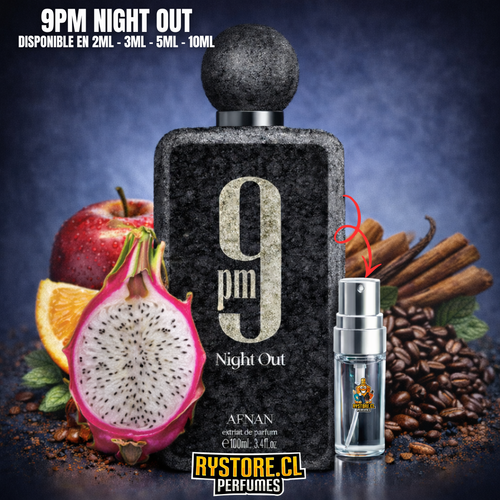 Decants de Afnan - "9 PM Night Out” RYSTORE