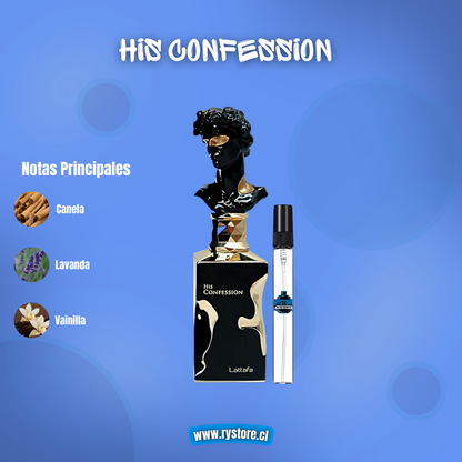 Decant de Lattafa - "His Confession" Mi tienda