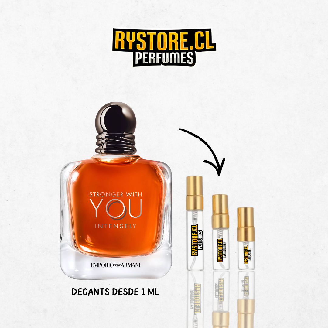 Decants de Giorgio Armani - "Stronger with you Intensely"
